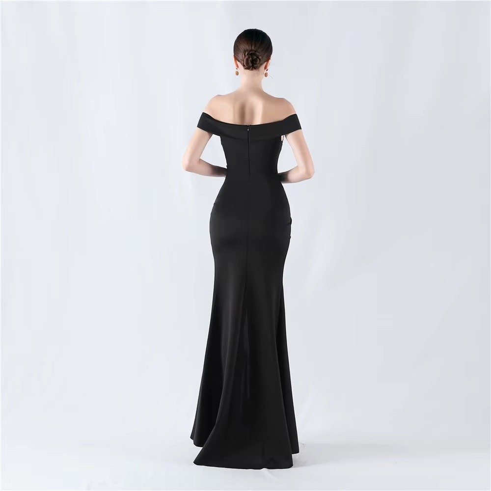 Vestido Largo de Fiesta con Hombros Descubiertos - Modelo EV1000 — vista 6