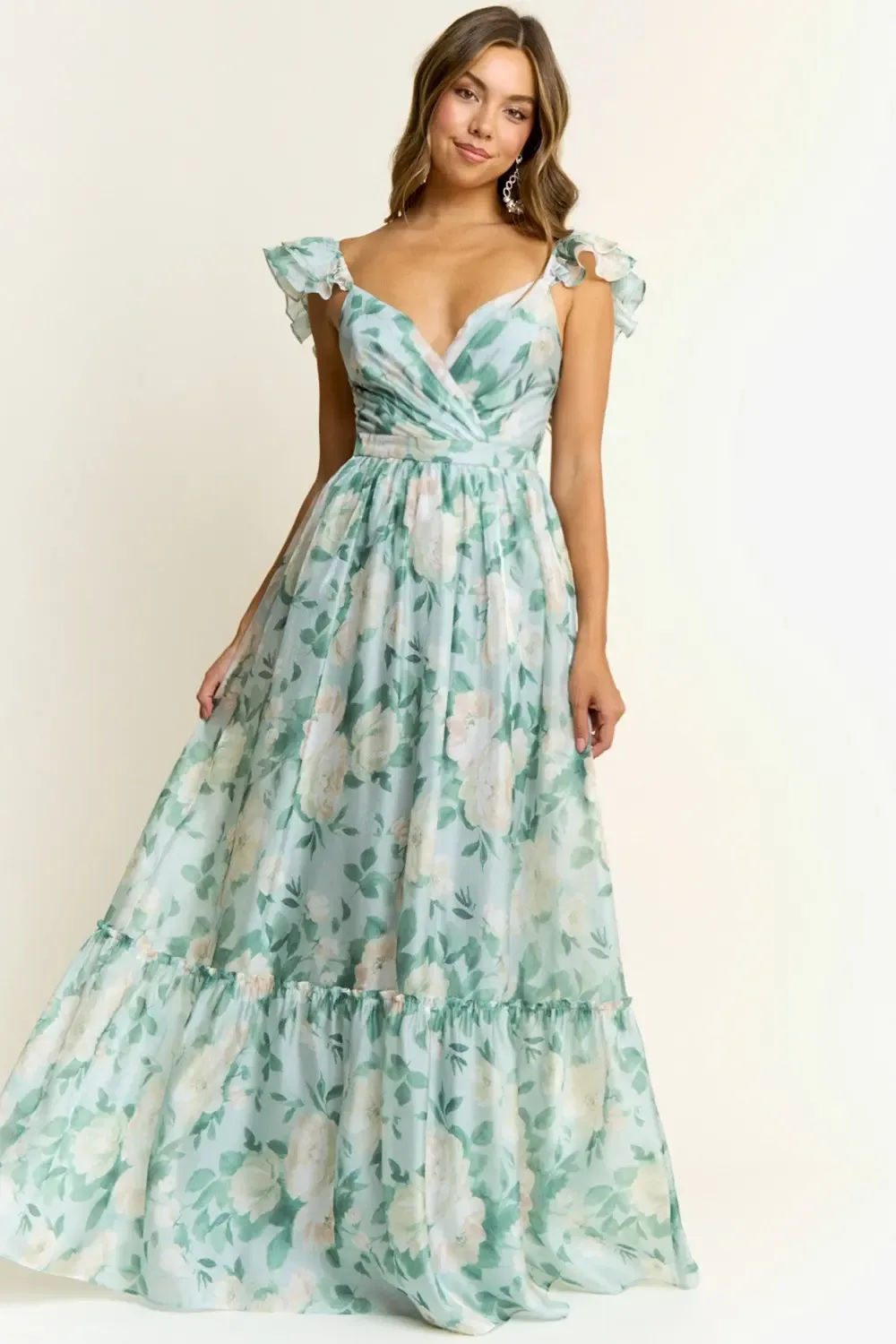 Vestido De Fiesta Largo EV947 — vista 5