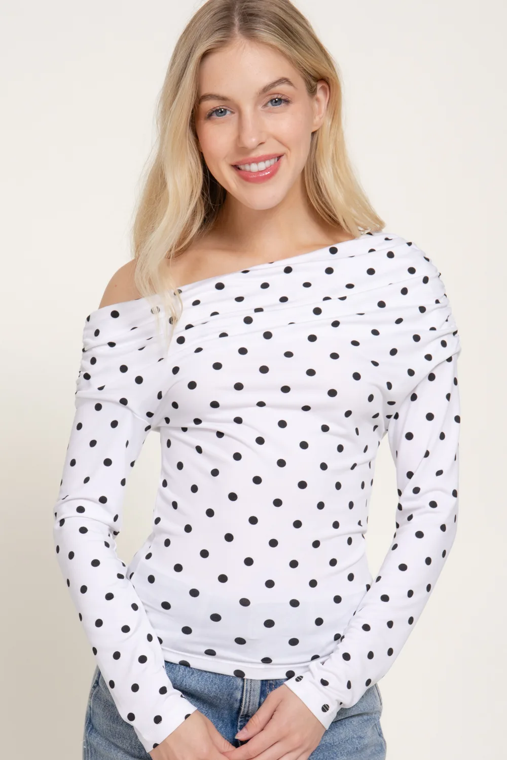Blusa Manga Larga Asimetrica T15613