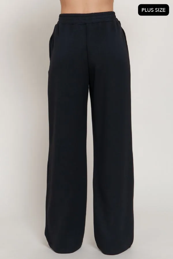 Pantalon Pierna Ancha Suave P75155 (plus Size)