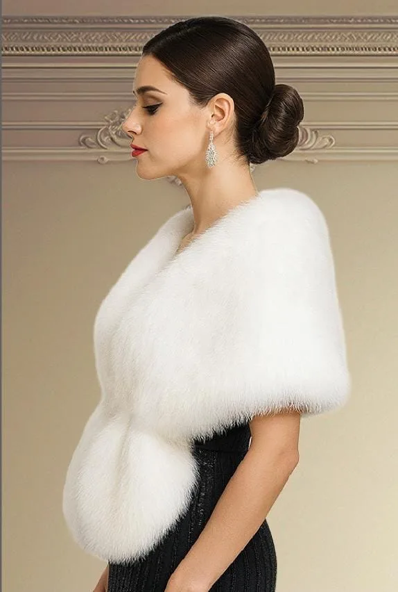 Estola De Piel Sintética Para Vestido De Gala Y Fiesta – Modelo 200307 — vista 5