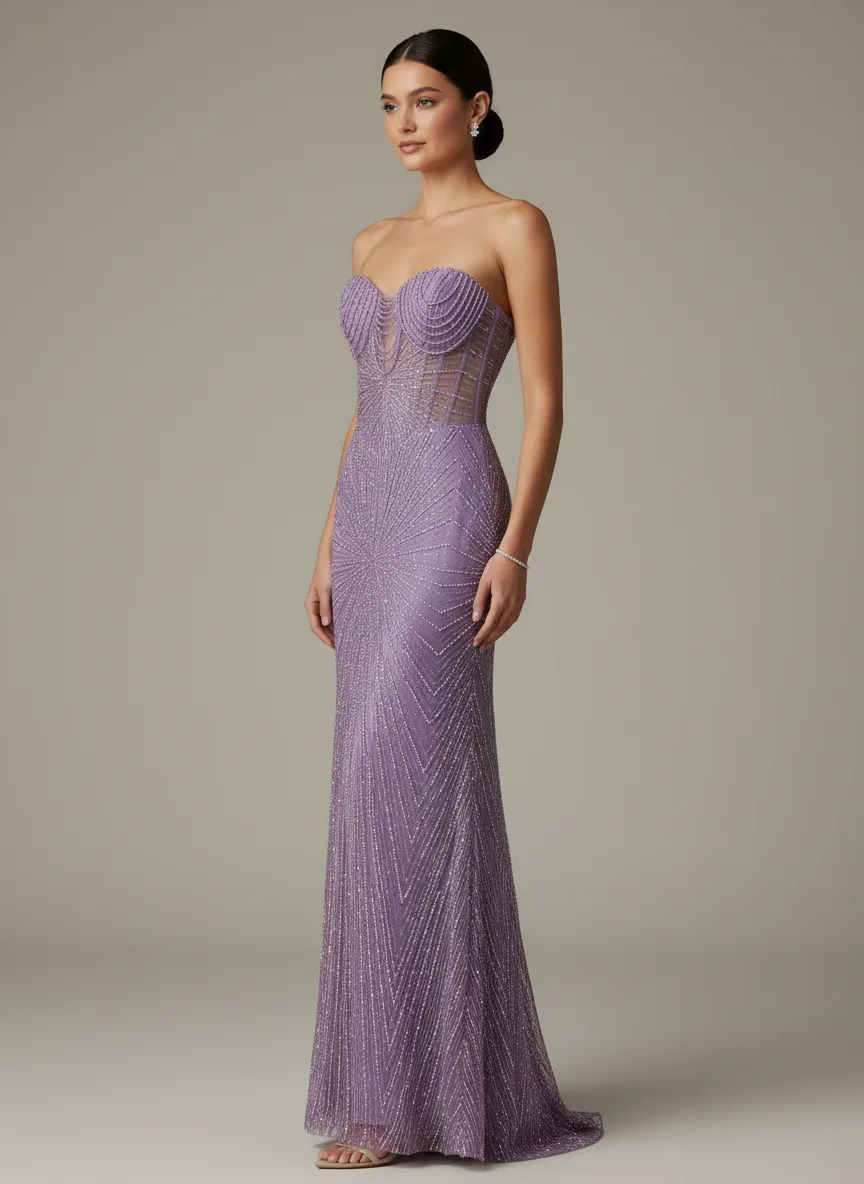 Vestido Largo Fiesta EV1106