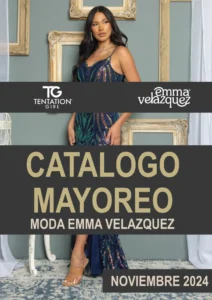 Portada Catalogo Vestidos Mayoreo Emma Velazquez Noviembre 2024