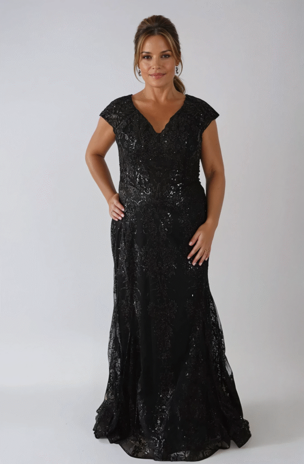 Vestido Largo de Fiesta - EV814 - Imagen 3