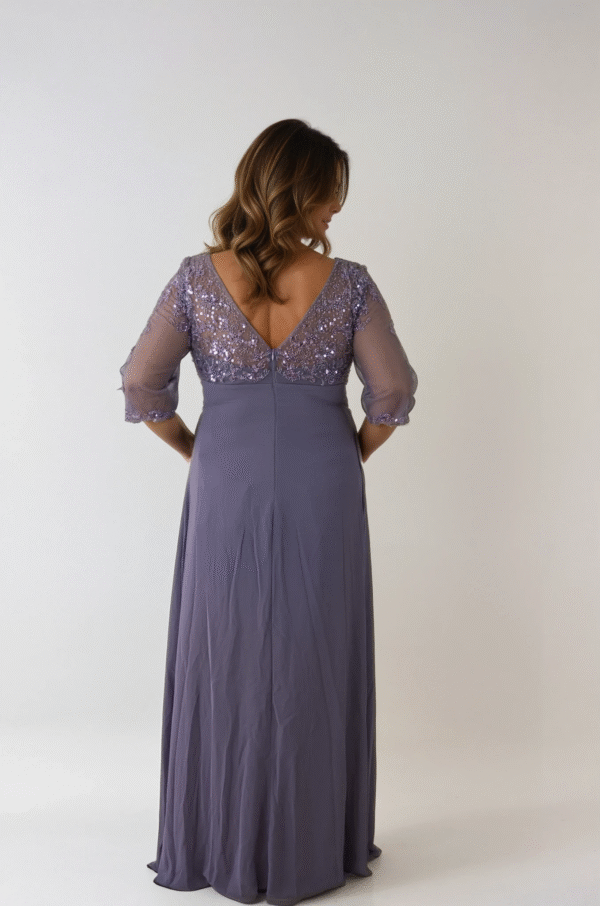 Vestido Largo de Fiesta - EV816 - Imagen 3